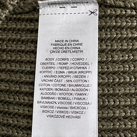 NWT Ralph Lauren Cable-Knit Cotton-Blend Sweater - Picture 13 of 14